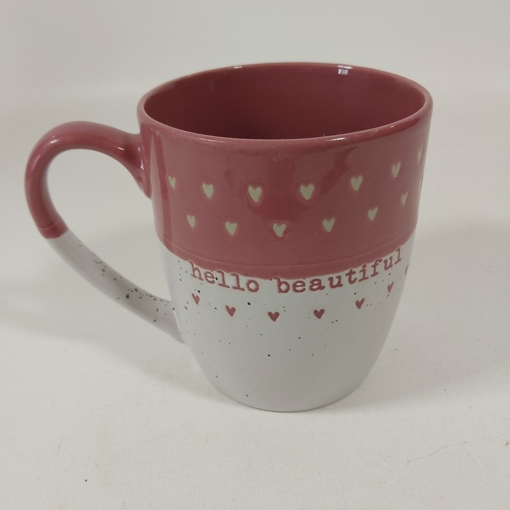 Hello Beautiful‎ Ceramic Coffee Tea Mug by Sheffield Home